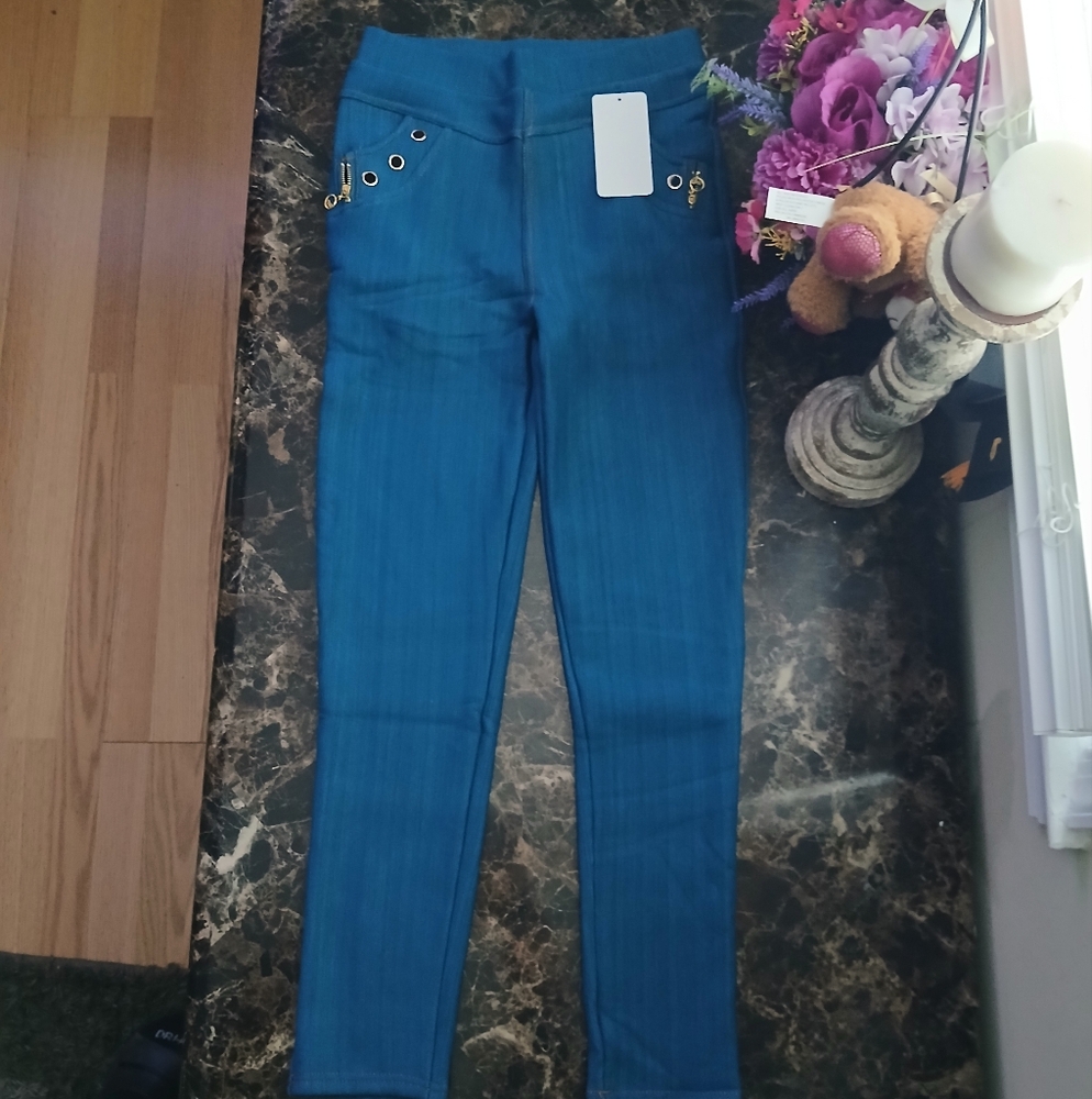 High Waiste Strecthy Thermal/Lined Pants Size S/M for Women